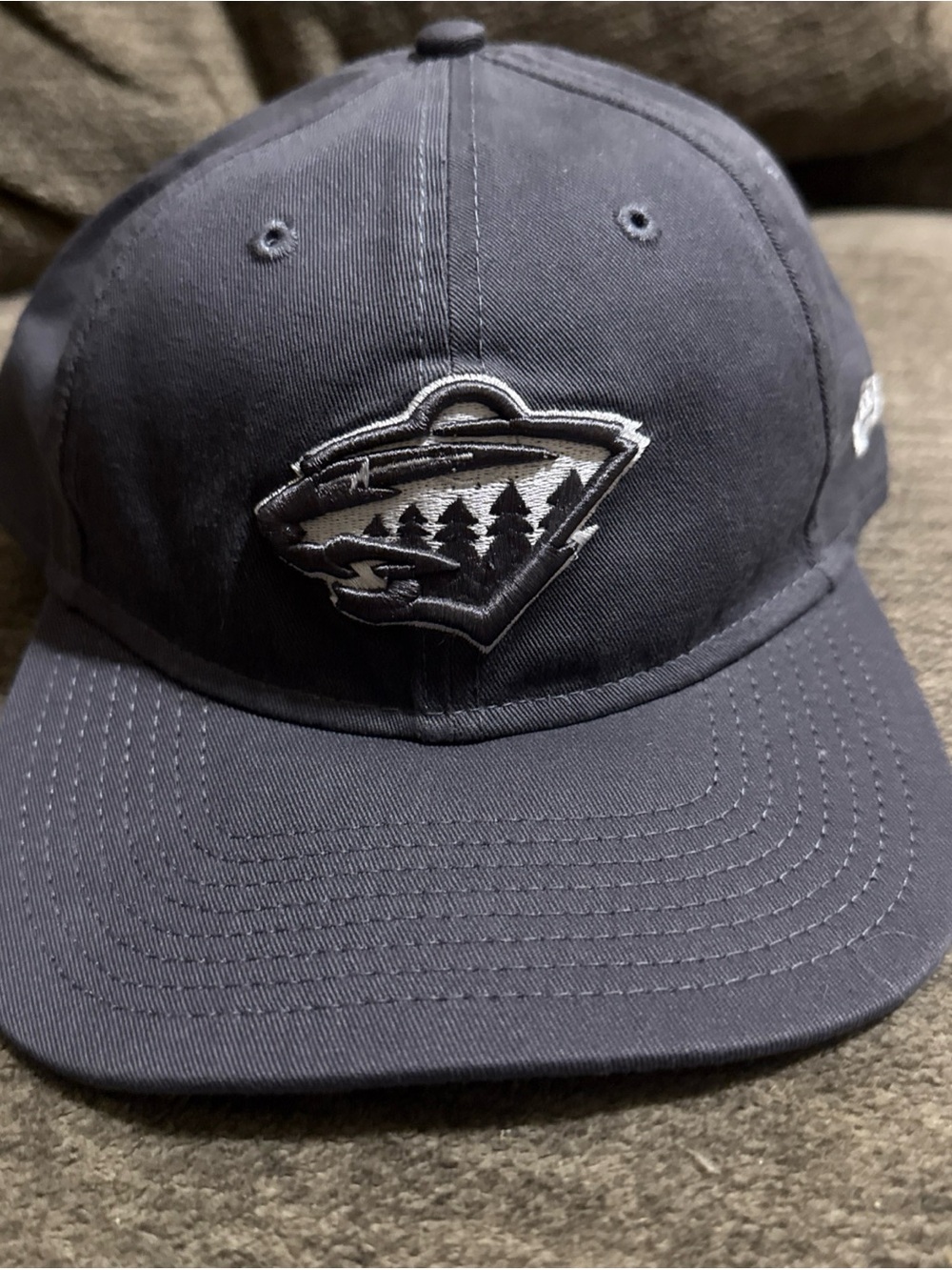 Minnesota Wild New Era 9Twenty Hockey Hat Adjustable Gray